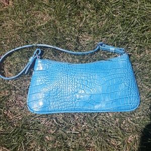 Express blue purse